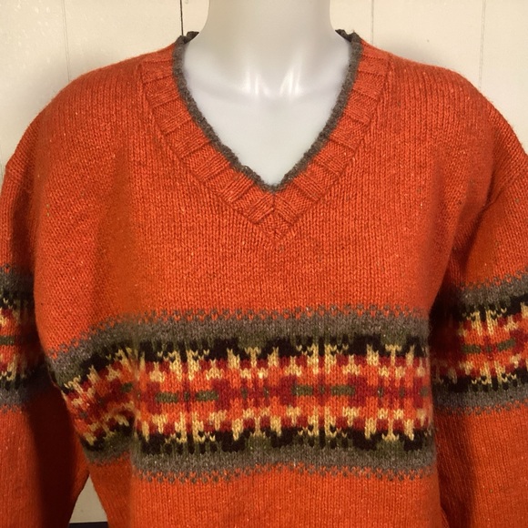 Eddie Bauer vintage Wool Sweater Womens size Medium made in USA - Picture 2 of 9